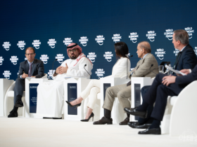 리야드에서 개최된 세계경제포럼 특별회의에 참석한 세계 지도자들,